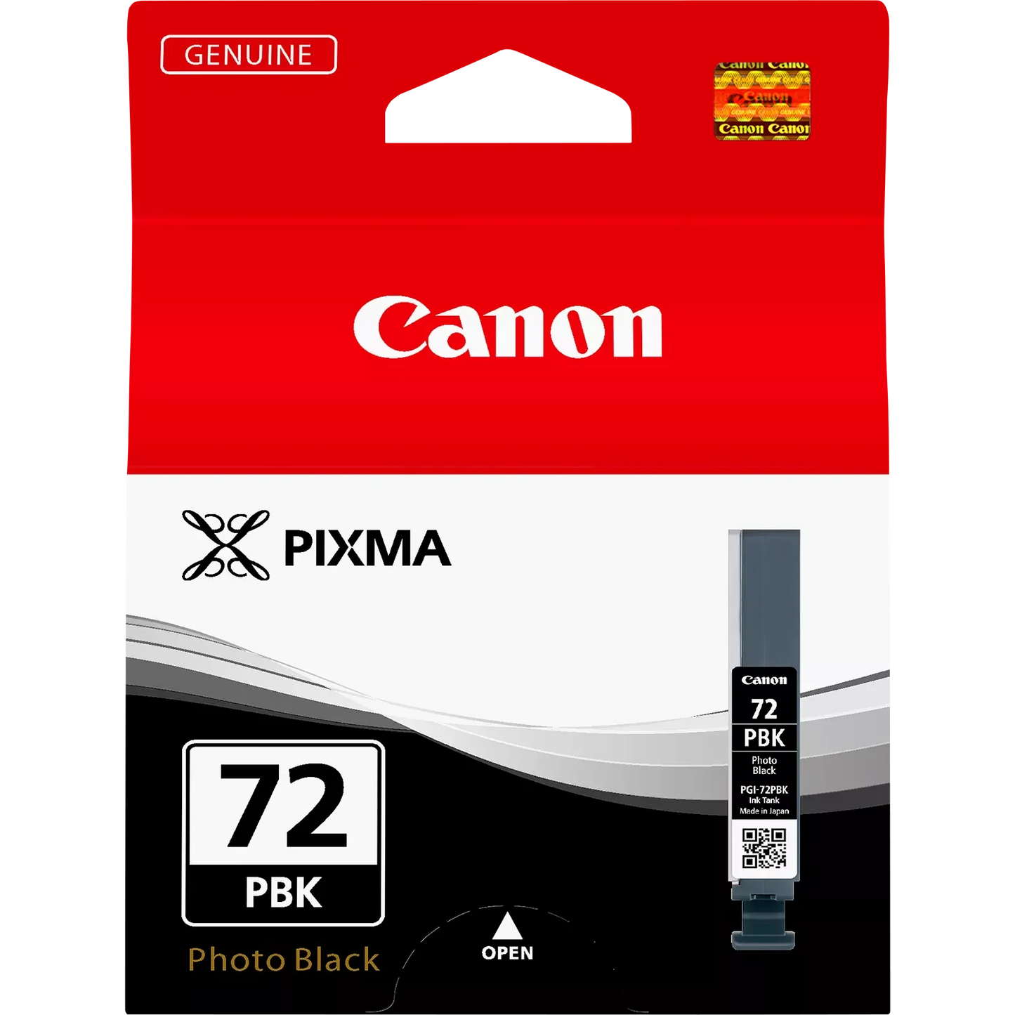 Original Canon 6403B001 PGI-72PBK Ink Cartridge Photo Black 510 Photos 14ml