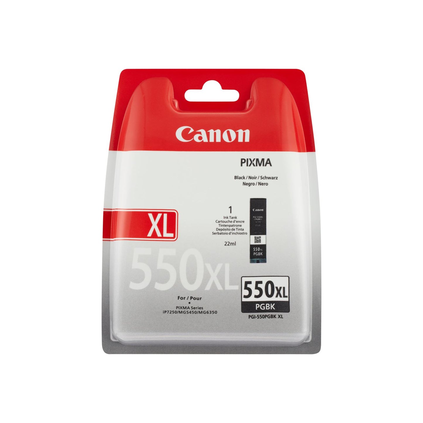 Original Canon PGI-550PGBKXL Black High Capacity Ink Cartridge 6431B001