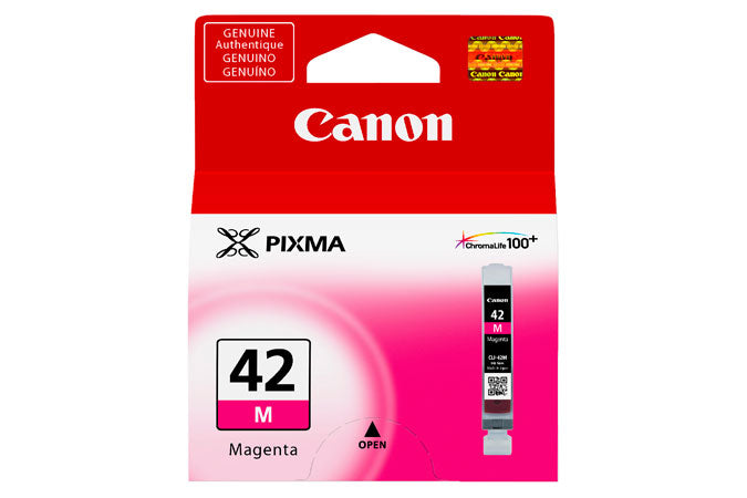 Original Canon 6386B001 (CLI-42M) Ink Cartridge Magenta 416 Photos 13ml