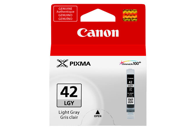 Original Canon 6391B001 (CLI-42LGY) Ink Cartridge Photo Grey 835 Photos 13ml