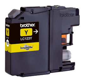 Original Brother LC123Y Ink Cartridge Yellow 600 Pages 5.9ml
