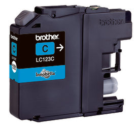 Brother LC123C Ink Cartridge Cyan 600 Pa