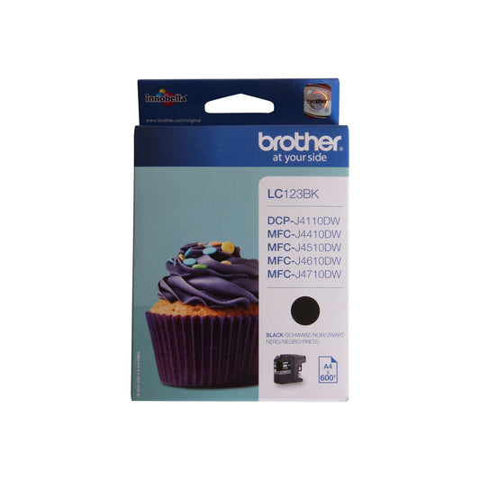 Brother LC123BK Ink Cartridge Black 600