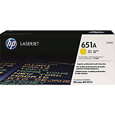 HP CE342A YELLOW TONER NO 651A
