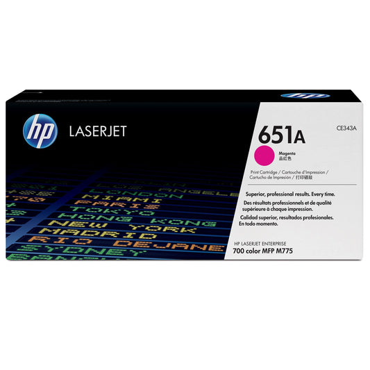 HP CE343A MAGENTA TONER NO 651A