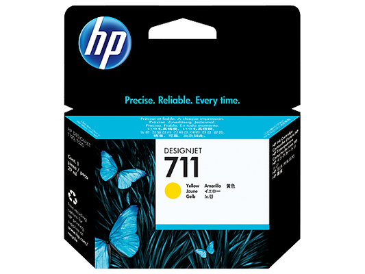 OEM HP CZ132A (711) Ink Cartridge Yellow