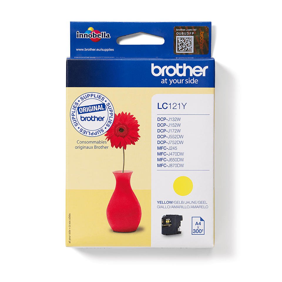 BROTHER LC121 STANDARD YELLOW INK