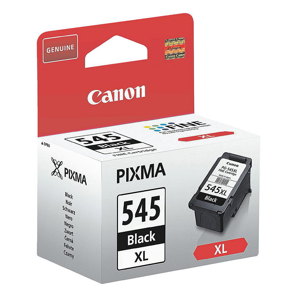 Canon PG545XL Black High Yield Ink Cartridge 15ml - 8286B001