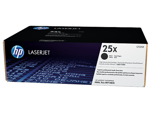HP 25X Black High Yield Toner 40K pages for HP LaserJet Enterprise M806/M830 - CF325X