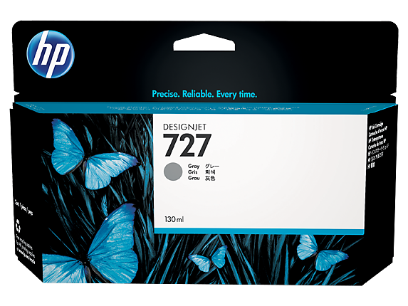 HP 727 Grey Standard Capacity Ink Cartridge 130ml - B3P24A