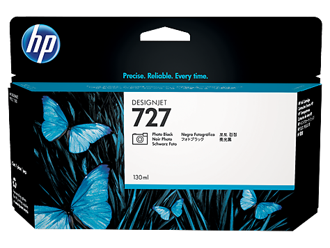 HP B3P23A NO 727 130ml Photo Black Ink