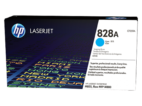HP 828A Cyan Standard Capacity Drum 30K pages for HP Color LaserJet Enterprise M855/M880 - CF359A