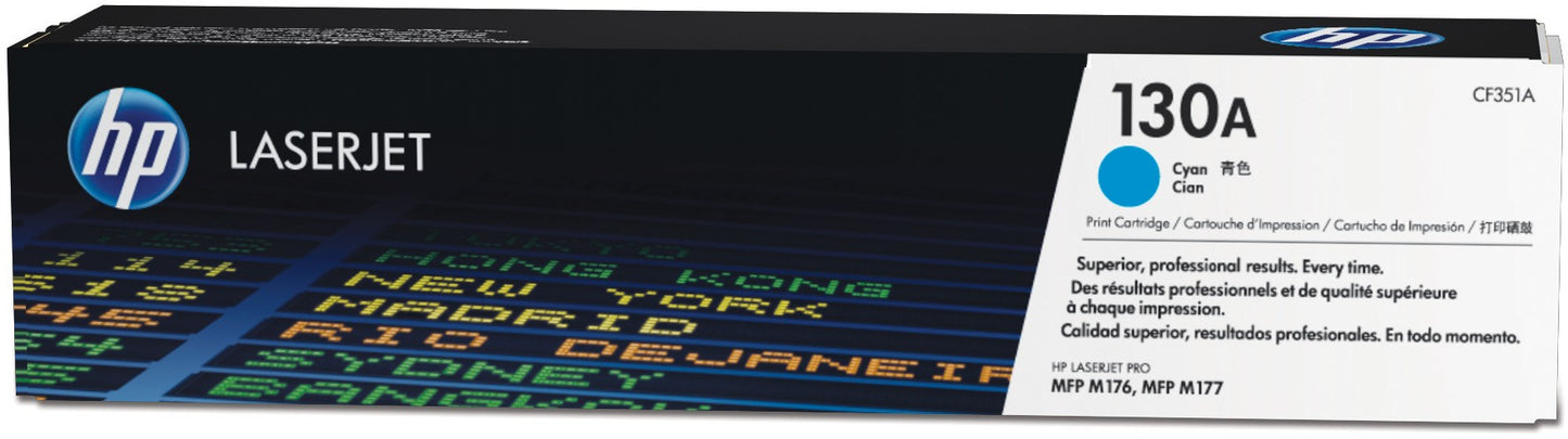 Original HP CF351A Cyan 1000 Pages Original Toner 130A