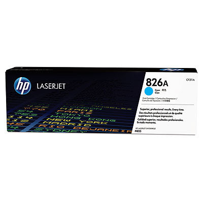 HP NO 826 CYAN TONER CARTRIDGE