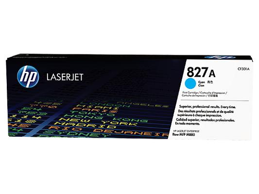 OEM HP CF301A 827A Toner Cyan 32K Pages