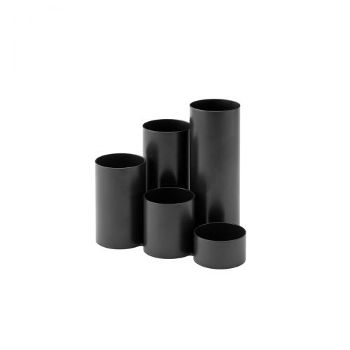 Jalema Resolution Tidy Tubes 5 Compartments Black - J2291BLK
