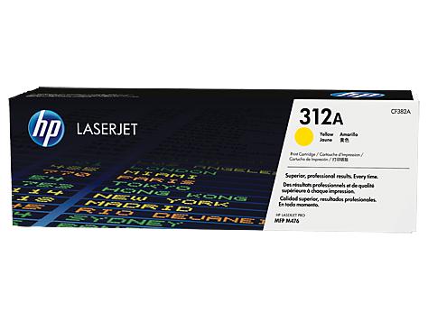 HP 312A Yellow Standard Capacity Toner 2.7K pages for HP Color LaserJet Pro M476 - CF382A