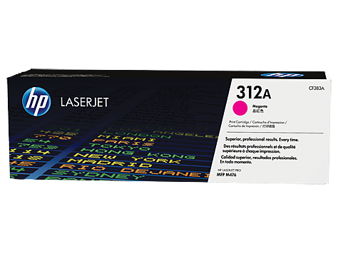 HP 312A Magenta Standard Capacity Toner 2.7K pages for HP Color LaserJet Pro M476 - CF383A