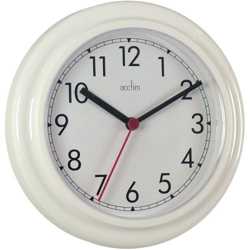 Acctim Stratford Wall Clock 230mm White 21242