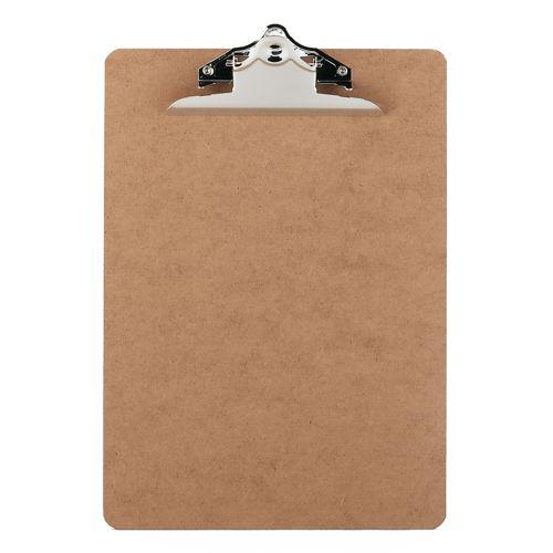 ValueX Hardboard Clipboard A4 Portrait Brown - 881800