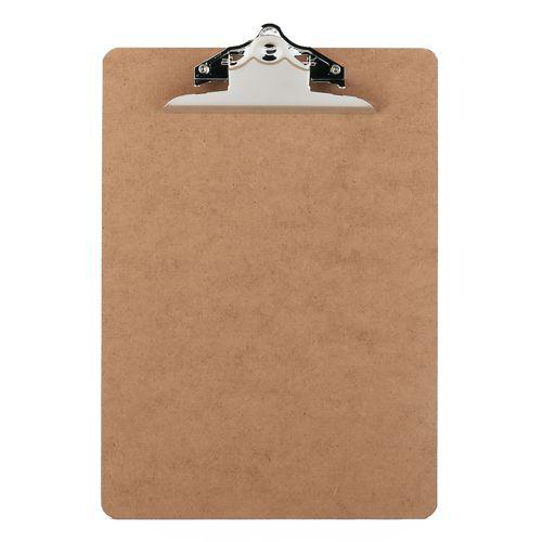 ValueX Hardboard Clipboard A4 Portrait Brown - 881800