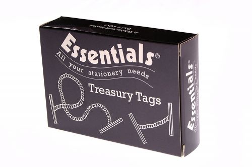 ValueX Treasury Tag Plastic 152mm (Pack 100) - 27141/10