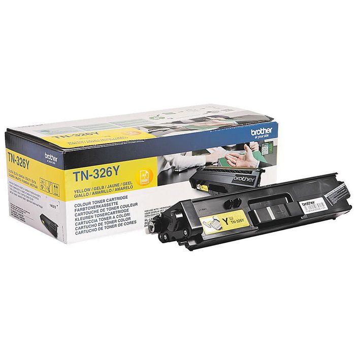 Original Brother TN326Y Yellow 3500 Pages Original Toner