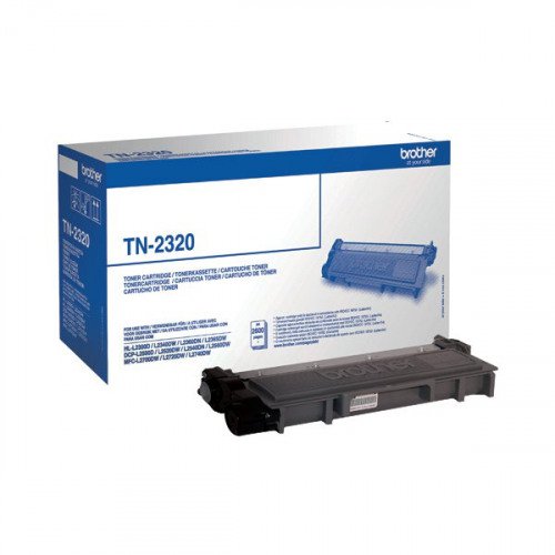 Original Brother TN2320 Black 2600 Pages Original Toner