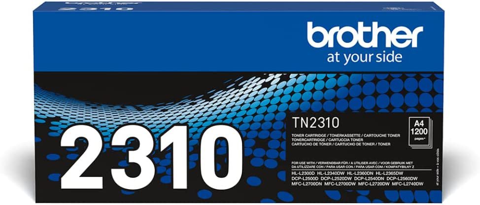 Original Brother TN2310 Black 1200 Pages Original Toner