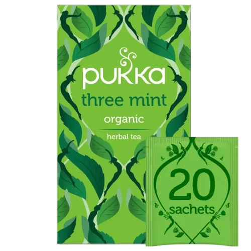 Pukka Tea Three Mint Tea Envelopes (Pack 20) - 5065000523138