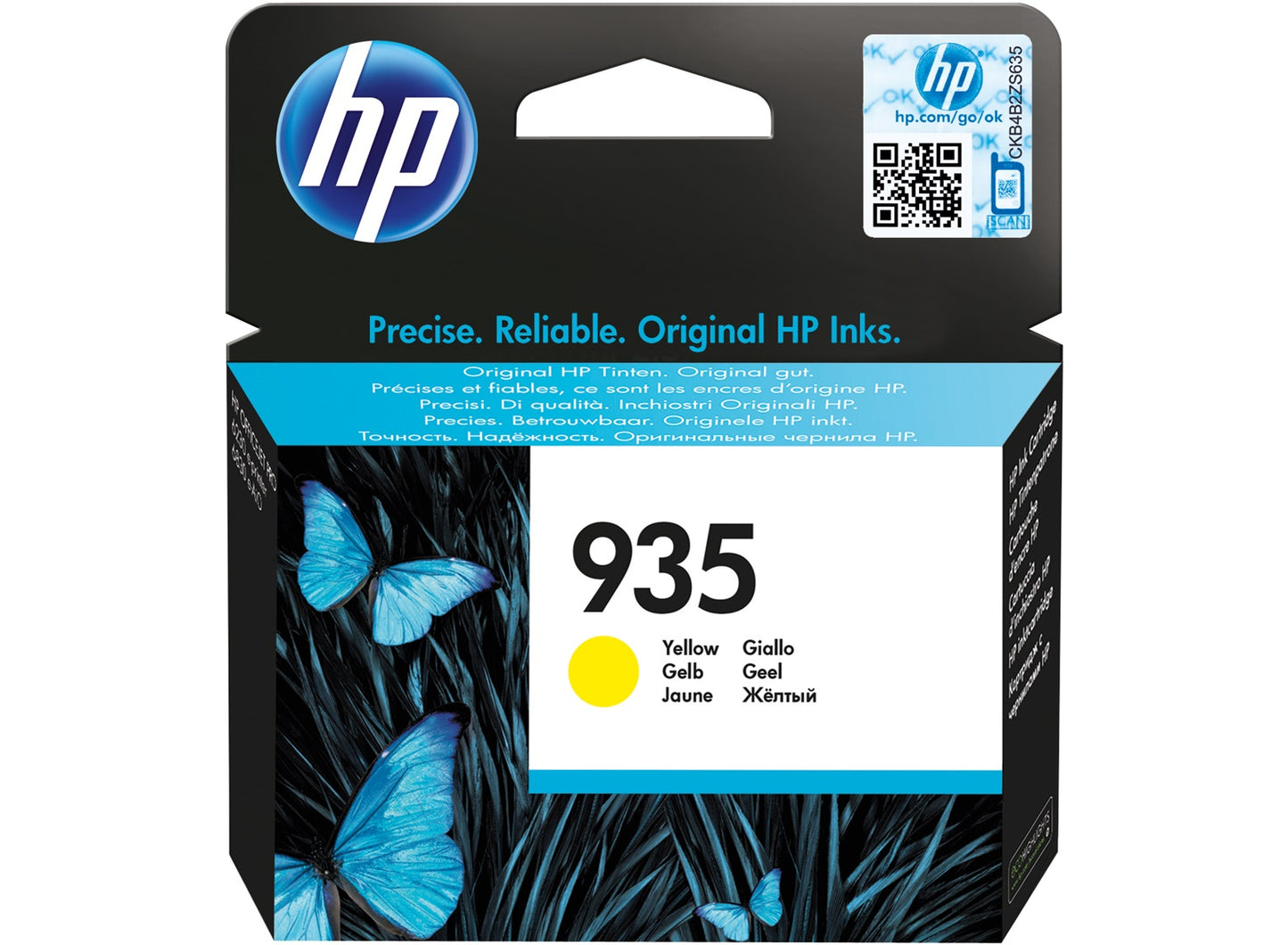 Original HP C2P22AE (935) Ink Cartridge Yellow 400 Pages 4.5ml