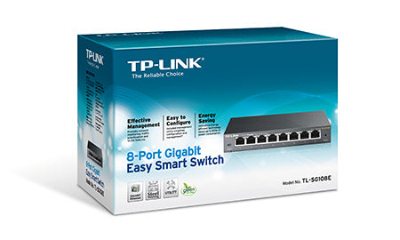 8 Port Gigabit Managed Easy Smart Switch