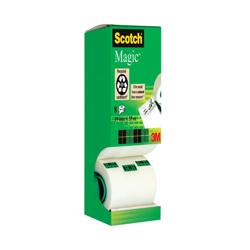 Scotch® Magic™ Tape Value Pack 19 mm x 33 m 8 Rolls/Pack