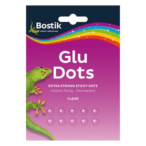 Bostik Permanent Extra Strong Glu Dots 64 Dots (Pack 12) - 30803719