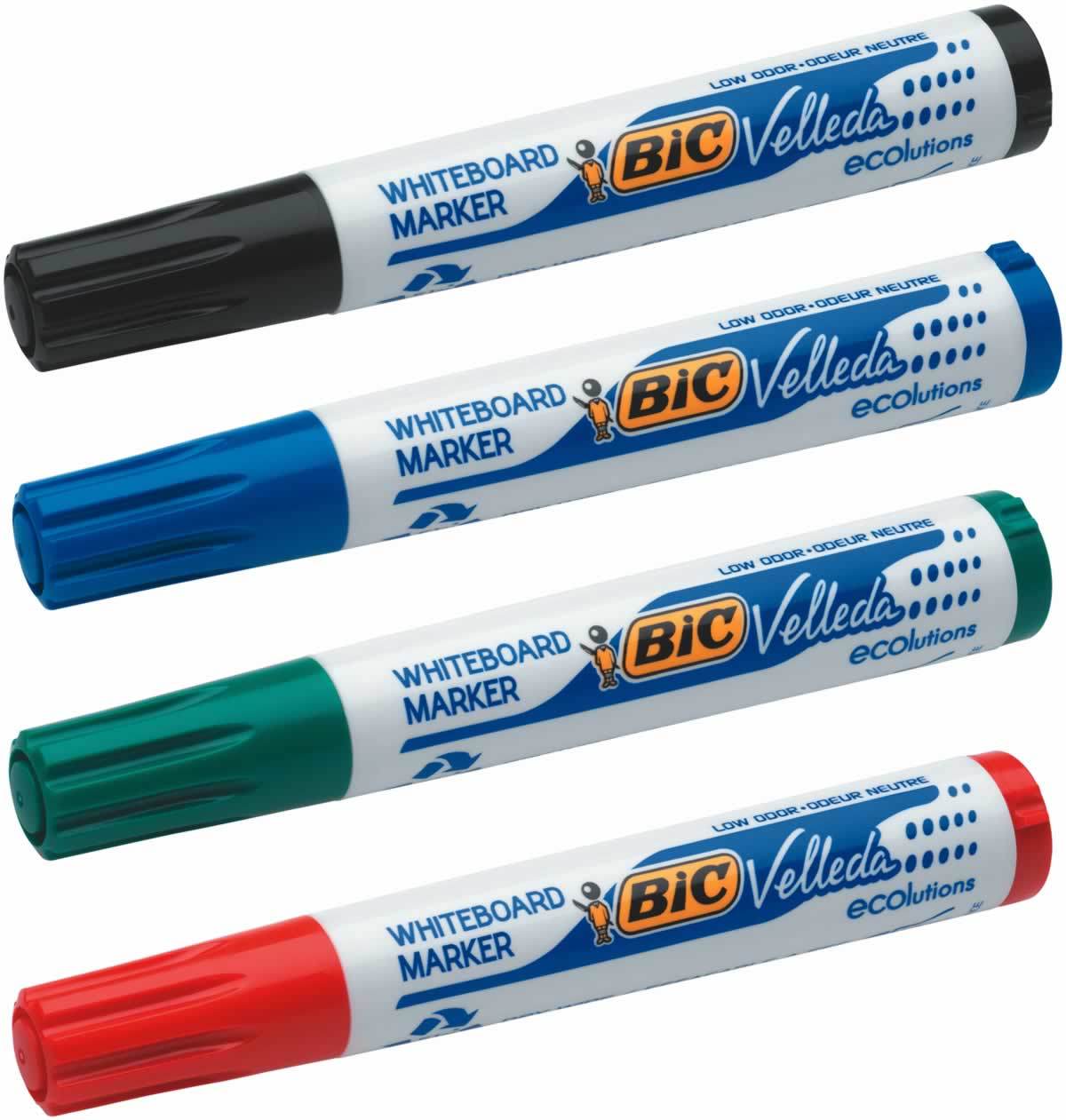 Bic Velleda 1701 Whiteboard Marker Bullet Tip 1.5mm Line Assorted Colours (Pack 48) - 927259