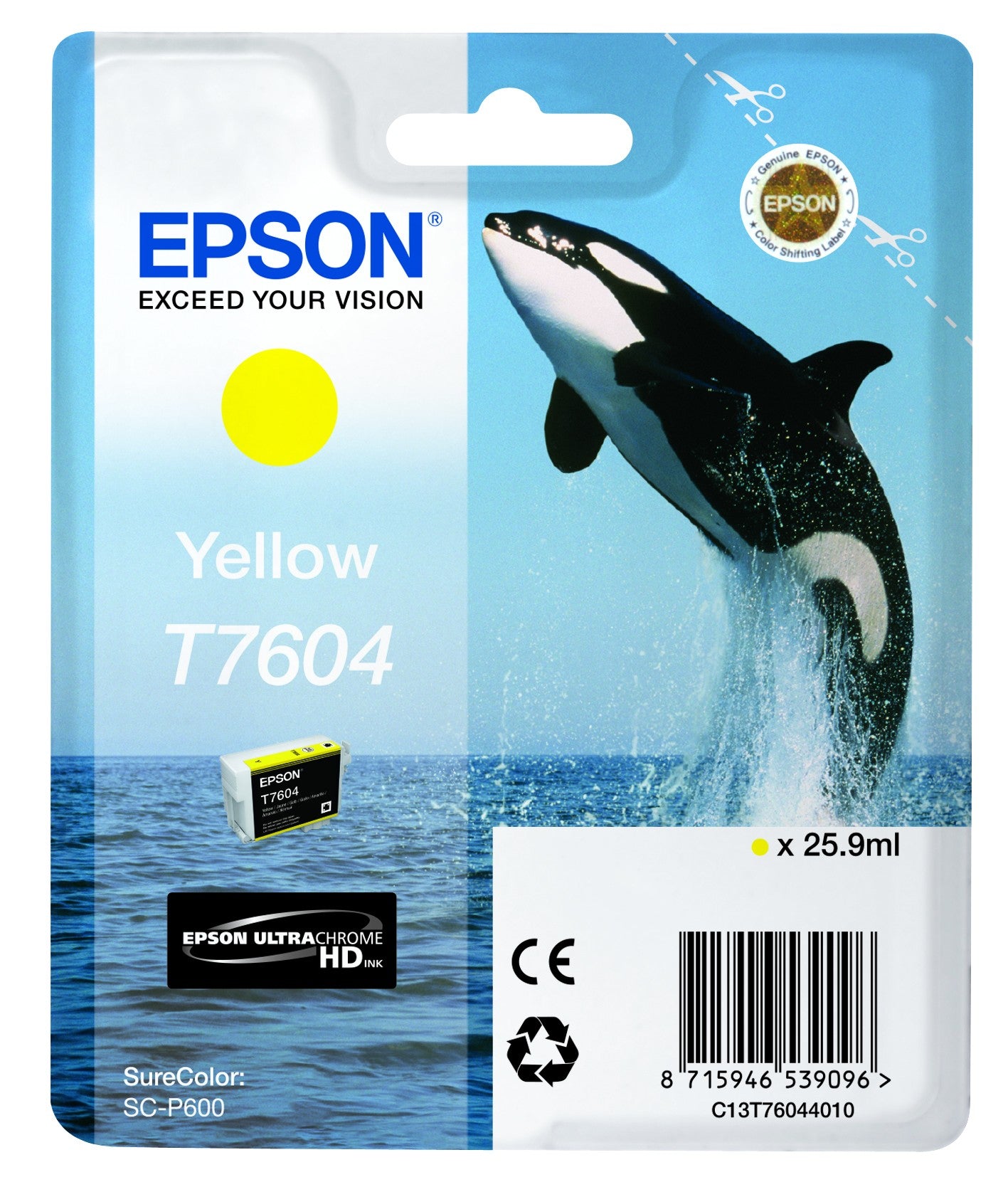 T7604 YELLOW INK 26ML