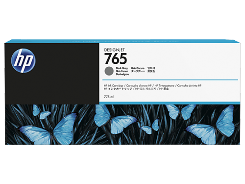 HP No 765 Dark Gray Standard Capacity Ink Cartridge 775ml - F9J54A