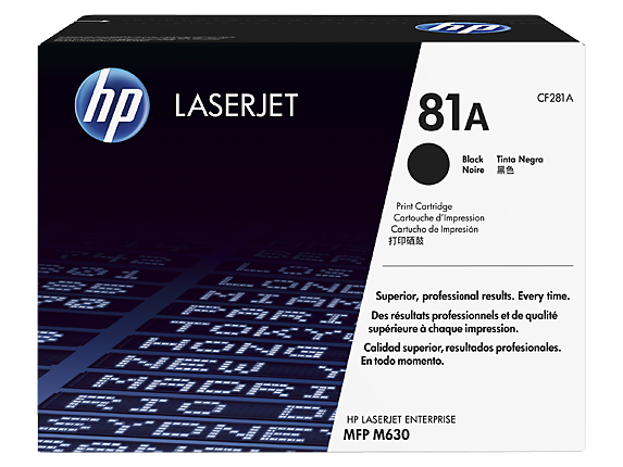 Original HP CF281A Black 10500 Pages Original Toner 81A