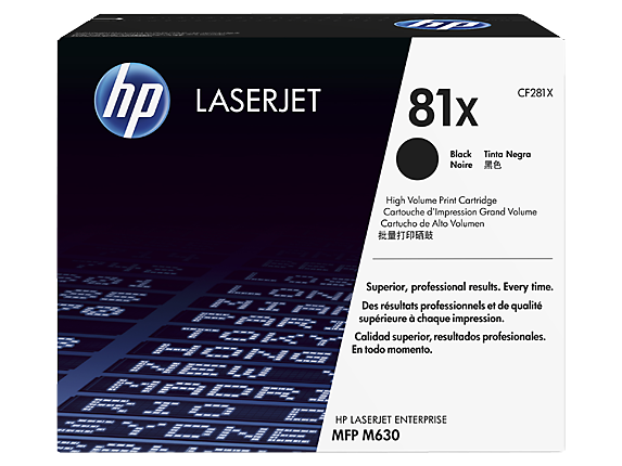 HP CF281X 81X HI YIELD BLK TONER CART