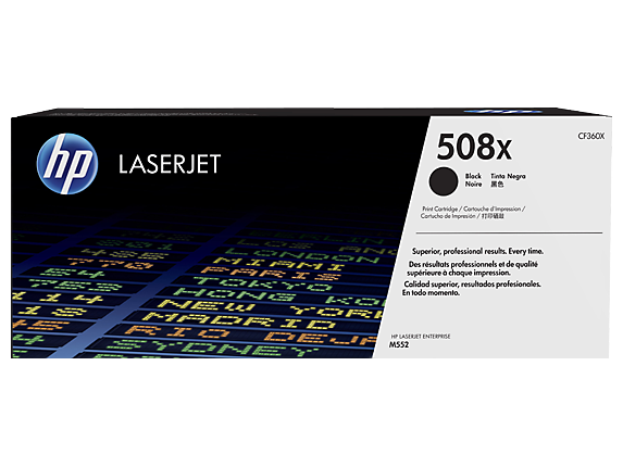 Original HP CF360X Black 12500 Pages Original Toner 508X