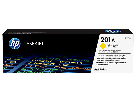Original HP CF402A Yellow 1400 Pages Original Toner 201A