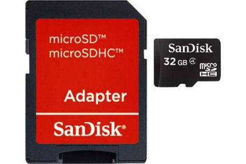SanDisk Micro SD Card 32GB with Adaptor