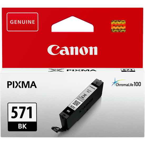 Original Canon CLI-571BK Black Original Ink Cartridge 0385C001