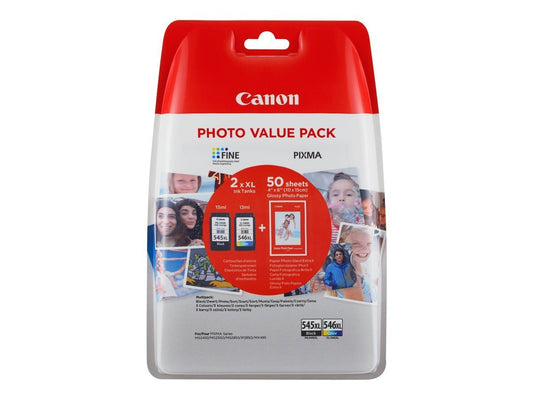 Original Canon 8286B006 PG-545/CL546 Printhead Cartridge+ Photo Paper Multi Pack 8286B011