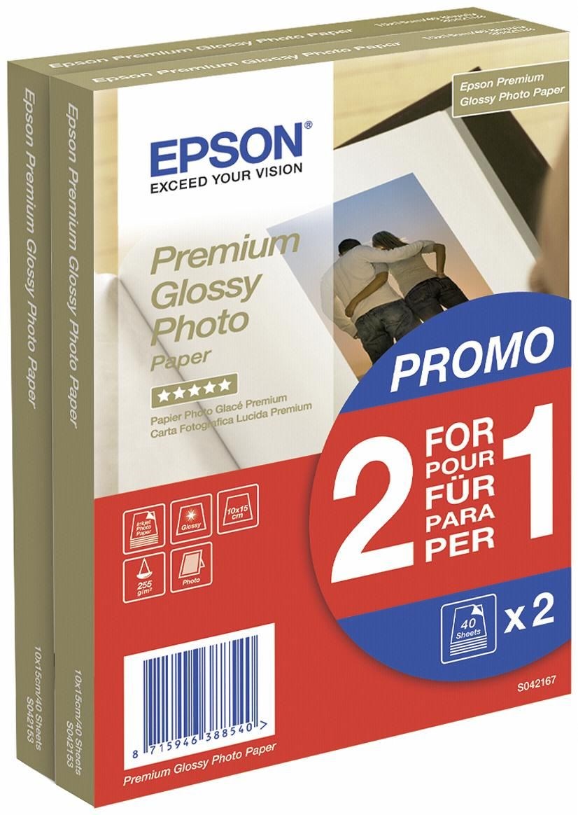 PREM GLOS PHOTO PAP 10X15 40SHT BOG