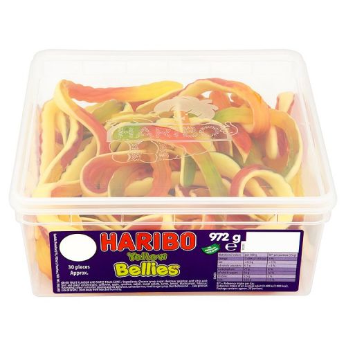 Haribo Yellow Bellies Sweets (Tub 768g) - 9644