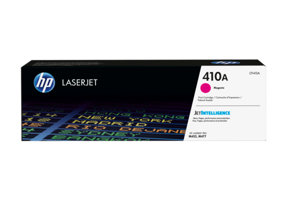 HP 410A Magenta Standard Capacity Toner 2.3K pages for HP Color LaserJet Pro M377/M452/M477 - CF413A