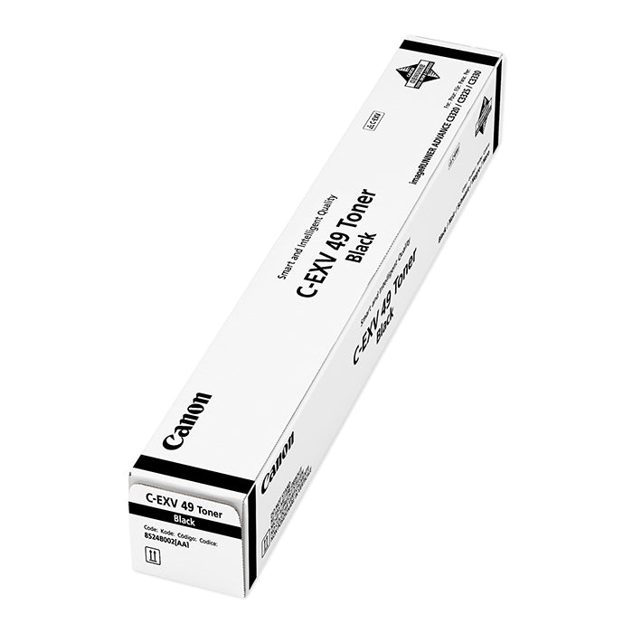 Canon EXV49BK Black Standard Capacity Toner Cartridge 36k pages - 8524B002