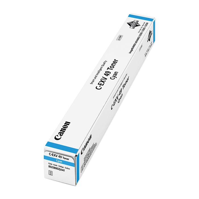Original Canon 8525B002 C-EXV49C Cyan 19000 Pages Original Toner