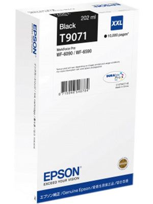 Epson T9071 Black Ink Cartridge 202ml - C13T907140